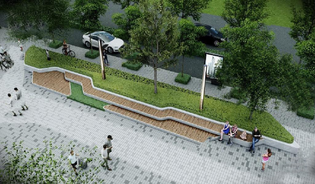 160 MODEL GHẾ DÀI CÔNG VIÊN